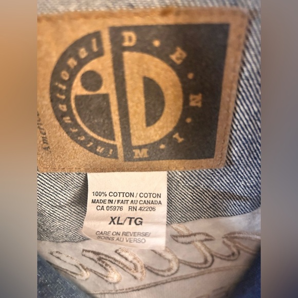 Vintage Jacket Platinum Technology Letterman Corporate Logo XL Men’s 100% Cotton - Picture 5 of 8